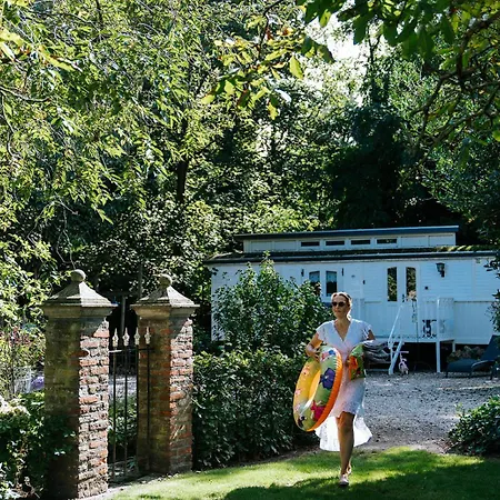Pipowagen De Luxe, Prive Hottub En Zwembad *